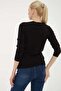 V-Neck Sweater Black - 4