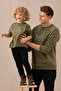 Children's Khaki Crew Neck Sweatshirt 50270740-Vr027