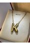 Balloon k letter necklace stainless steel yellow color • in illuminated box • for lover • for wife • for mother necklace - 5