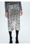 Sequin Midi Skirt
