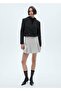 Tweed Miniskirt with Buttons - 2