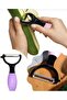 Fruit Vegetable Cucumber Carrot Pumpkin Eggplant Peeler Steel Laser Cut Potato Vegetable Peeler1 Pc - 8