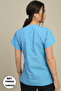 Women's Bat Sleeve Terrycotton Fabric Single Top - 3