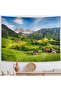 Nature Highland Pine Tree Mountain Cloud Sky Wall Cloth Wall Tapestry Decoration Decorative Wall Art - 3