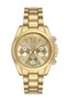 Elegant and Stylish Special Design Roman Numeral Detailed Metal Wrist Watch (gold)