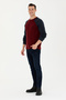 Men's Burgundy Sweater 50271049 -Vr014 - 4