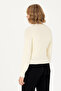 Women's Cream Crew Neck Sweater 50270430 -Vr071 - 5