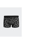 Black Printed Standard Mold Cotton Flexible Men's Boxers 3-Piece - 4