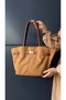 Yoyo Suede Mink Shoulder Bag - 4