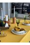 Aura Tablecloth Mustard Yellow - 8