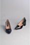 Select 1008 genuine leather stiletto shoes (heel height: 6 cm) black patent leather - 7