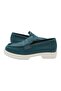 Genuine Leather Blue Comfortable and Light Daily Women's Shoes - 7
