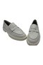 Genuine Leather White Comfortable and Light Daily Women's Shoes - 6