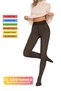 Breathable Plush Winter Thin Fleece Lined Woven Black Stylish Skin Look Thermal Pantyhose Tights