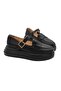 Genuine Leather Black Women's Shoes