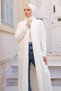 Women's Chain Knitted Shawl Collar Pocket Knitwear Cardigan - 6
