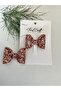 Glitter Shiny 2-Piece Bow Clip Buckle - 2