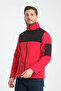 Men's Full Zip Softshell Paneled Fleece Jacket 3 Pockets Chest Water and Wind Resistant - 8