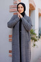 Women's Chain Knitted Shawl Collar Pocket Knitwear Cardigan - 2