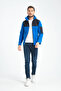 Men's Full Zip Softshell Paneled Fleece Jacket 3 Pockets Chest Water and Wind Resistant - 6