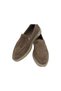 Real Leather Beige Suede Winter Casual Women's Shoes Loafer - 6