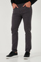 Stretch Cotton Regular Fit Normal Waist Straight Leg Trousers Men's Pants 674002 - 3