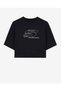 Graphic T-shirt W Short Sleeve Women's Black T-shirt S241014-001 - 6