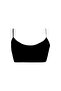 Girl's 3-Padded Cotton Thin Strap Bustier Daily Practice Bra - 8