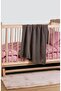 Alina Knitted Baby Blanket, Soft Lightweight Swaddle Blanket, Brown 80X100 cm