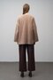 Embroidery Detailed Unlined Casual Coat with Pocketed Bag Pockets Vi̇zon 3077 - 7