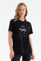 Anatomy Wolf Design T-Shirt Cotton Short Sleeve Crew Neck Printed T-shirt - 4