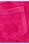Girl's Fuchsia Velvet Jegging - 3