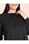 Women's Plus Size Winter Mother Dress Black - 3