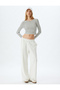 Long Sleeve Striped Crop 2-Piece T-Shirt Set - 3