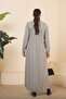Women's Maxi Large Size Long Women's Dress Crispy Pattern Stone - 7