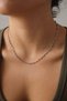 Steel Singapore Chain Necklace Thin Imported Singapore Winding Twist Chain 2mm Elegant Minimal - 3