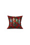 New Year's Themed Lead Soldier Plaid Patterned 43X43 Velvet Throw Pillow Cover
