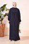 Viscose Plus Size Dress Large Size Women's Clothing Black - 7