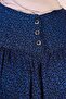 Long Mother Clothing Large Size Women's Hijab Dress Blue - 4
