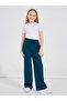 Basic Wide Leg Pants with Drawstring - 2