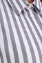 White-Grey Oversize Basic Shirt - 5