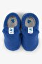Polar Fleece Cobalt Blue Polar Barefoot Booties (Gift Set)