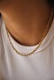 Steel Twist Chain Necklace Small Interlocking Necklace 3mm Non Tarnish