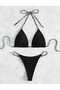 Zebra String Patterned Bikini Set - 2