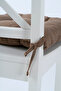 Beta Brown Pofidik Chair Cushion with Laces 40X40Cm - 7