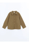 Lcw Eco Green Long Sleeve Baby Boy Shirt and Pants 2 Pieces Set - 2
