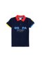 Boy's Navy Blue Polo Neck T-Shirt 50263262 -Vr033