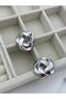 Special Series Gold Silver Spiral Curved Trend Earrings - 2