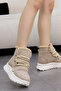 Kcl-Btd02 Rope String Detailed Furry Boots