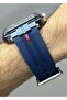 Men's Wristwatch with Navy Blue Silicone Cord Function - 5